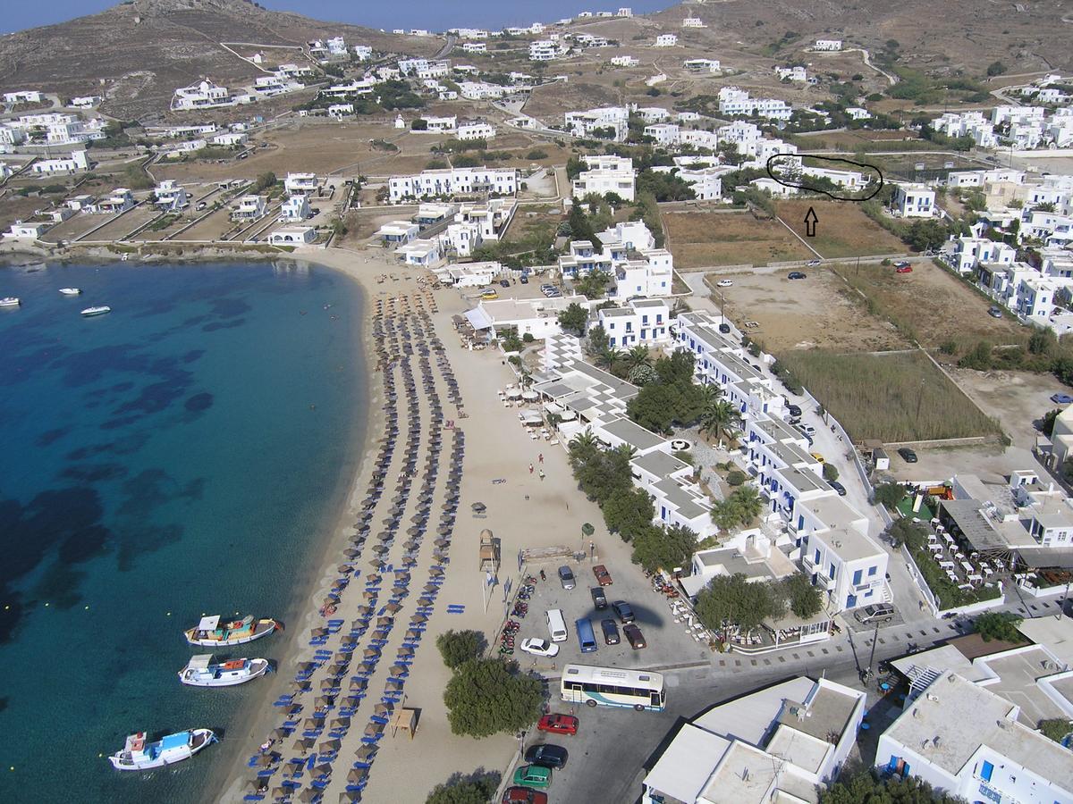 Madoupa Beach Apartments Ornos  Dış mekan fotoğraf